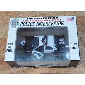 1:43 Scale 2002 Ford Crown Victoria Police Interceptor Cedar Rapids Iowa Gearbox